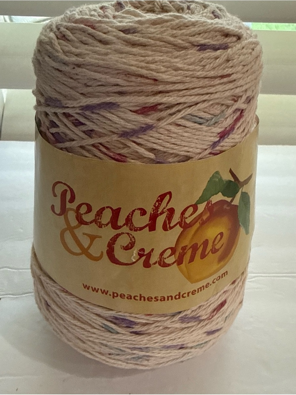 Peaches & Creme 100% cotton yarn “Panorama”  Cone Medium 4